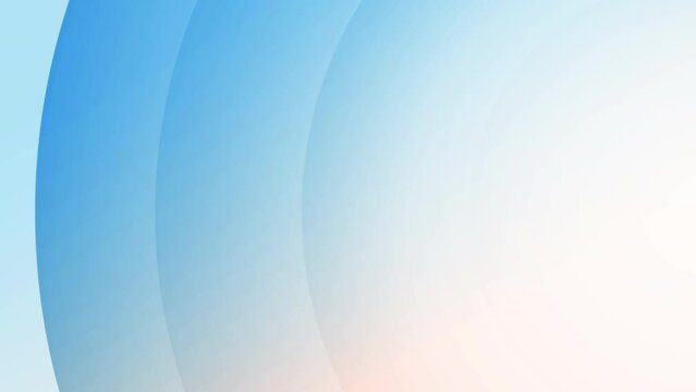 Abstract creative motion glowing light and shade curve stripe on gradient light blue background. Video animation Ultra HD 4k footage.