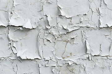Old white paint on the wall,  Abstract background and texture for design