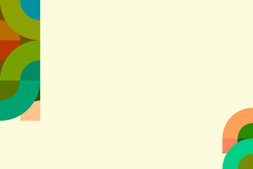 Obraz premium Bauhaus background. Poster, catalog, card, blank space.