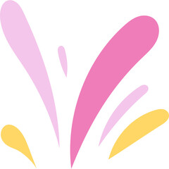 축제 분위기 폭죽 불꽃놀이 일러스트