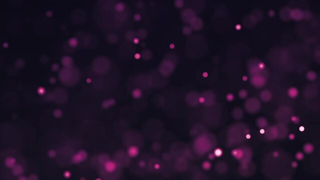 Purple glowing bubbles vibrating galaxy animation 