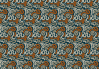 Seamless line pattern backgound endless