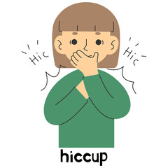 Hiccup 5 cute, png illustration.