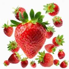 strawberry on a white background