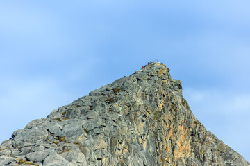Mount Kinabalu scenery at sunrise