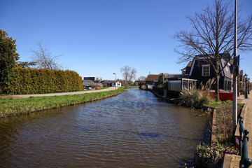 Viaduct over the Ringvaar of the Zuidplaspolder in Nieuwerkerk aan den IJssel