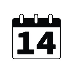  Black Solid Valentines Day vector icon