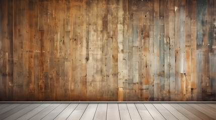 Digital nostalgic retro wooden wood wall poster web page PPT background