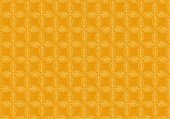 Batik Kawung is a batik motif whose shape is in the form of a circle similar to a kawung fruit which is neatly arranged geometrically. Seamless pattern background vector.