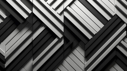 Digital black and white diagonal geometric abstract graphics poster web page PPT background