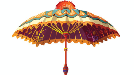 Umbrella design Onam festival celebration culture trad