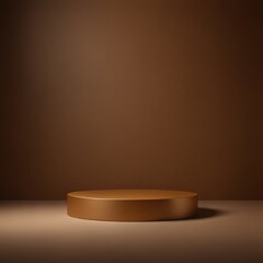 empty shelf with spotlights