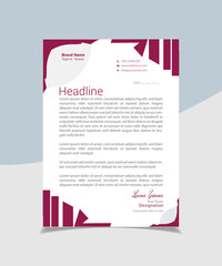letterhead Modern business and corporate template Free
