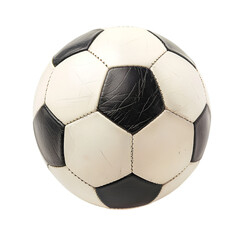 Soccer ball on transparent background