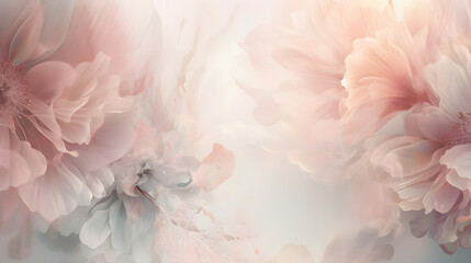 light soft dreamy pink grey floral abstract background