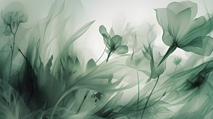 light soft green nature abstract background
