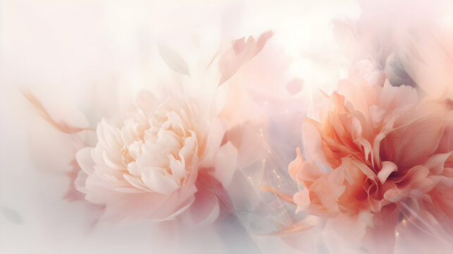 light soft pastel rose abstract floral background