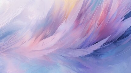abstract colorful background with fluffy feathers