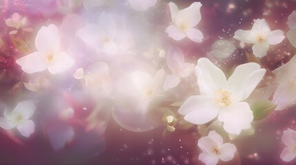 nature blossom spring flowers background