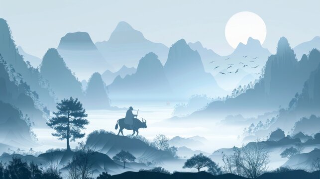 Taoist Wisdom Embodied in Mountainous Landscape