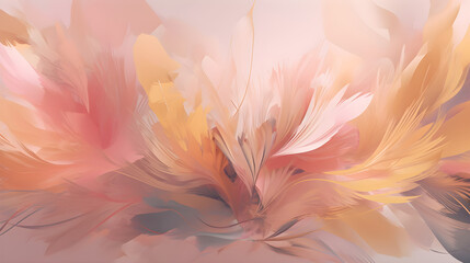 light soft pink pastel floral abstract background - obrazy, fototapety, plakaty
