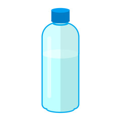 vector water bottle plastic drink icon