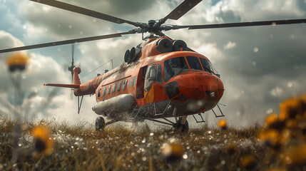 Landing rescue helicopter --ar 16:9 --stylize 250 --v 6 Job ID: e0393a45-630f-4535-98e4-57531ba8d154