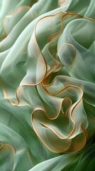 Gentle Green and Beige: Abstract Background with Soft Pastel Colors