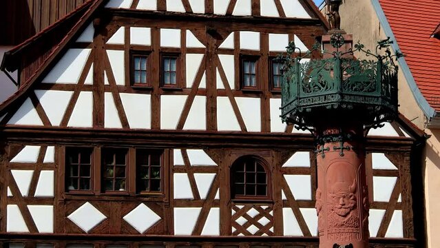 the historic german city of weinheim 4k 25fps video