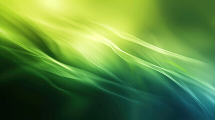 green gradient background, Abstract blur wallpaper