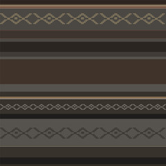 Ethnic seamless pattern. Ethnicity old polish background texture. Boho motif. Geometric ornament. Carpet