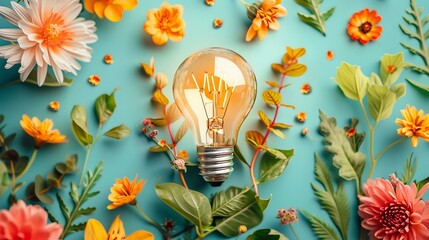 A lifestyle blog's header, using the bulb city image to discuss eco-friendly living tips