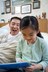 Fototapeta premium Family life in current China