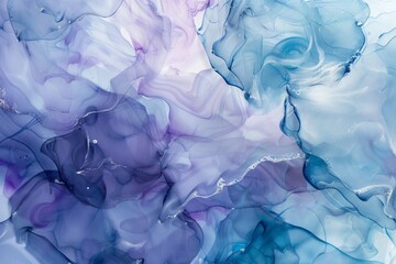 Abstract fluid art alcohol ink painting background