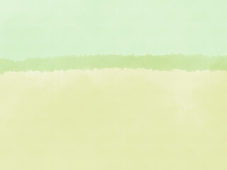 若草色と、緑のツートーン、水彩画の壁紙、背景