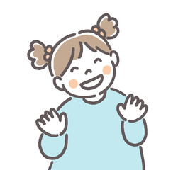 笑顔の女の子