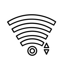 wifi data in line style