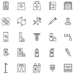 Pharmacy Icon in Line Style