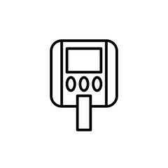 blood sugar measuring device line style