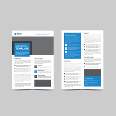 Case study flyer design 2024