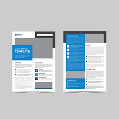 Case study flyer design 2024