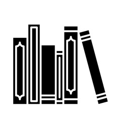 collection of books solid style