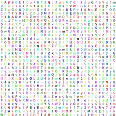 pattern with letters