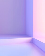  Colorful abstract minimalist interior 