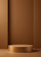 empty podium for exhibit