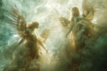Angels in heaven