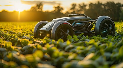 Pioneering the agricultural landscape, robotic systems and autonomous vehicles converge in a smart farm setting, underpinned by the transformative potential of 5G technology. -