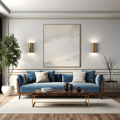 Modern living room interior house sofa seating .luxury style concept.