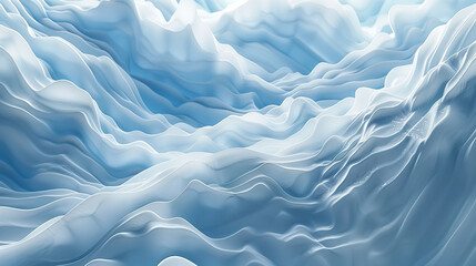 Obraz premium background of abstract cloud texture with alternating blue and white waves, like drifts of snow