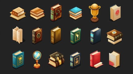 A collection of book icons represents the diverse world of literature and learning at our fingertips